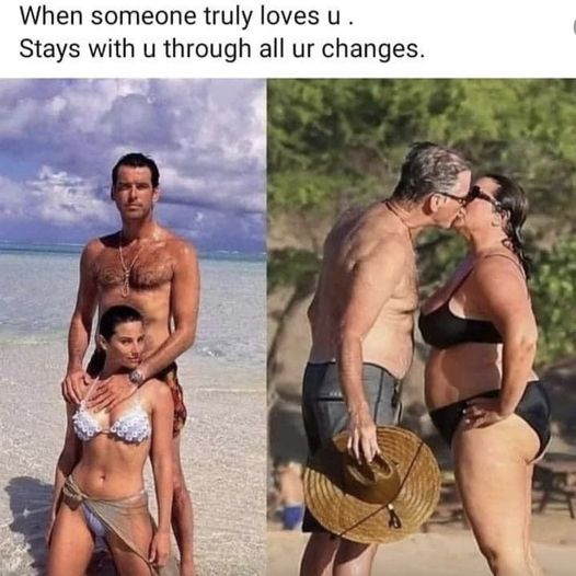 Pierce Brosnan always has his wife’s back…she helped him through this pain
