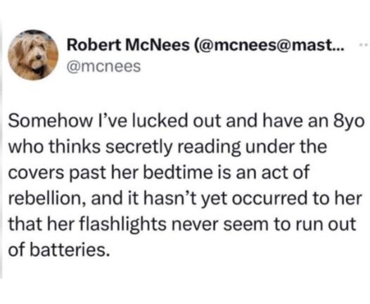 These parents have strong feelings about their daughter staying up late to read