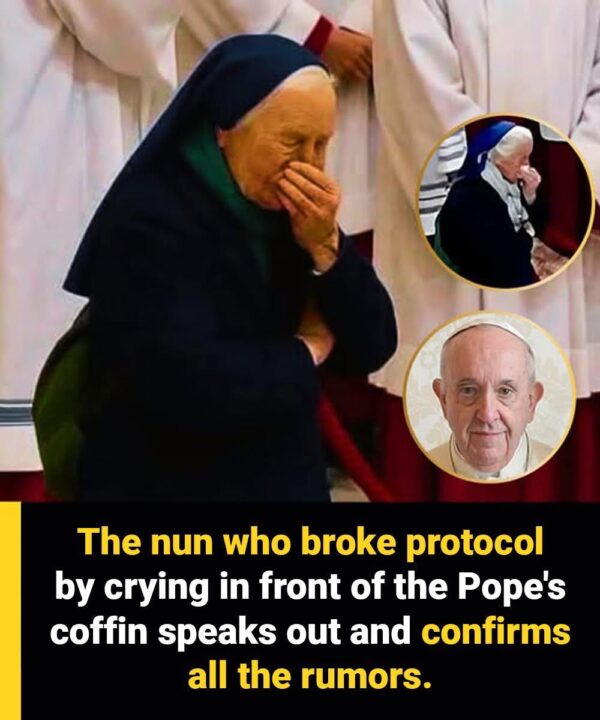 The nun who broke protocol to mourn Pope Francis decides to speak out and breaks the silence.