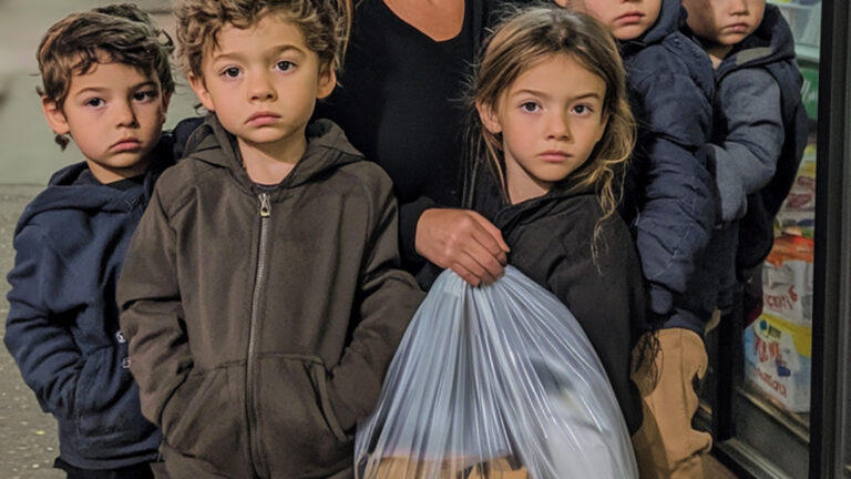 Mom of Quintuplets Can’t Pay For Groceries, Voice behind Says, ‘Your Bill Is Already Covered’ — Story of the Day