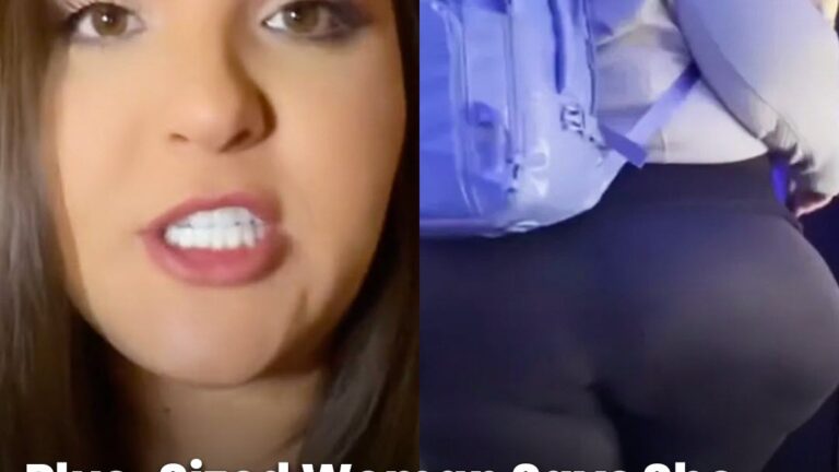 Plus-Sized Influencer If Furious After Discovering Airplane Aisles Are Too Narrow And She Can’t Get To The Bathroom