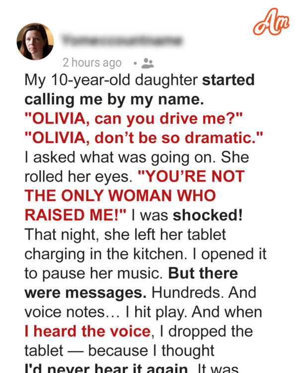 My Daughter Stopped Calling Me ‘Mom’—Then I Found Out She Was Talking to Someone Behind My Back