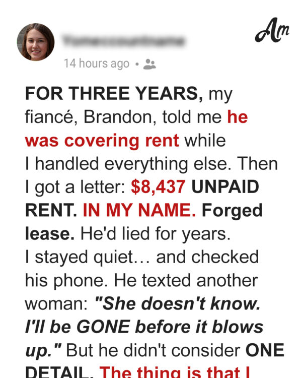 My Fiancé Said He Was Paying Rent—Then I Got an $8,400 Bill in My Name
