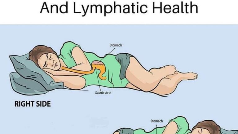 This is what sleeping on the left side does for our brain, stomach & glymphatic health
