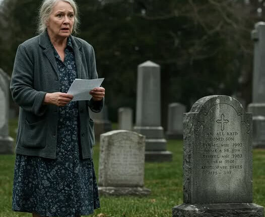 FOR 23 YEARS, SHE LEFT HER SON’S FAVORITE PIE AT HIS GRAVE—BUT THIS TIME, SHE FOUND A NOTE WAITING FOR HER