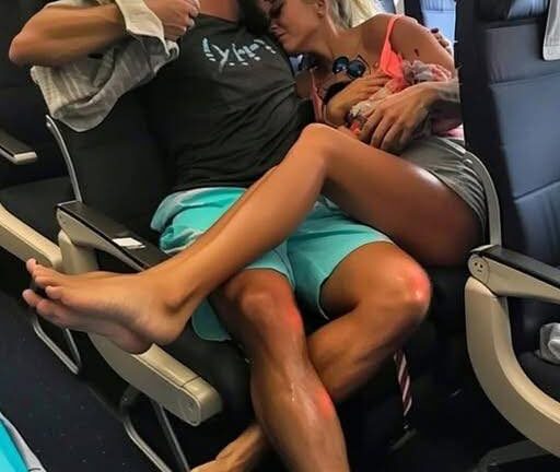 I brought the honeymooners down to earth after they attempted to turn my flight into a hell as payback.