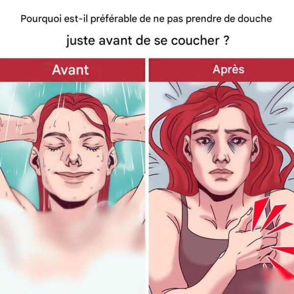 Pourquoi il est préférable de ne pas se doucher juste avant de se coucher