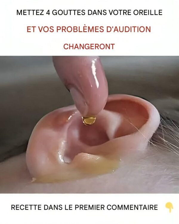 Une goutte débouche l’oreille, améliore les problèmes d’audition et élimine l’inconfort