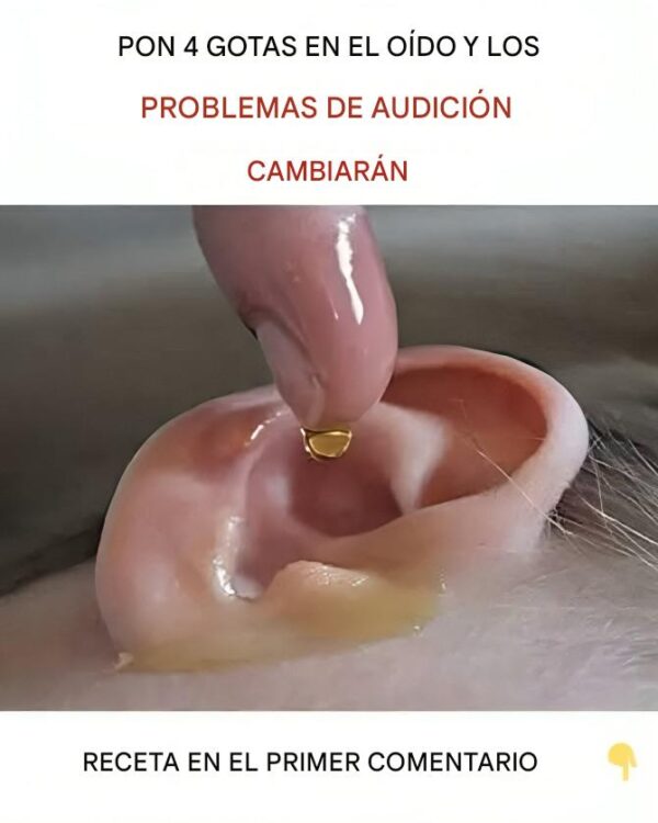 Una gota destapa el oído, mejora los problemas auditivos y elimina las molestias.