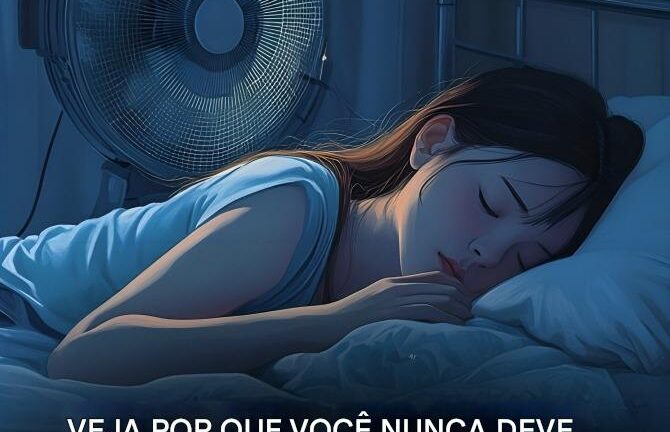 Por que você não deve dormir com um ventilador à noite