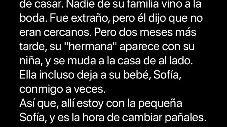 Vi una marca de nacimiento en el cuerpo de mi sobrina y me di cuenta de que mi marido es un infiel – Historia del día