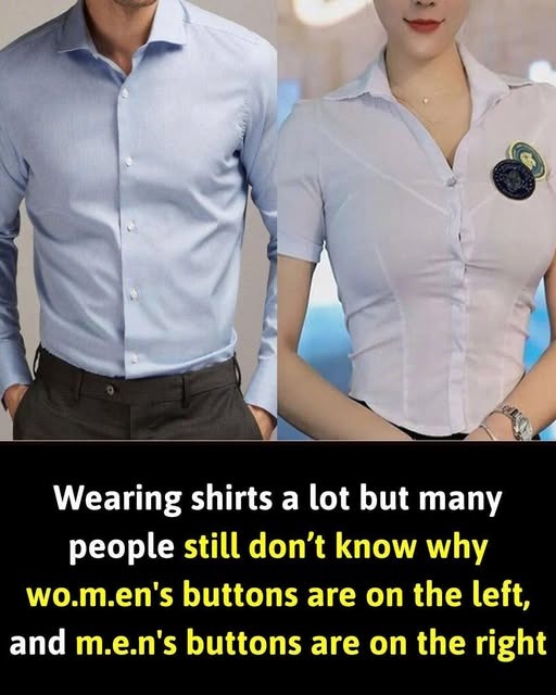 The Hidden History Behind Why Men’s and Women’s Shirts Button Differently