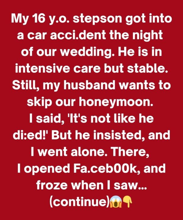 I Refused to Cancel My Honeymoon Because of a Family Crisis