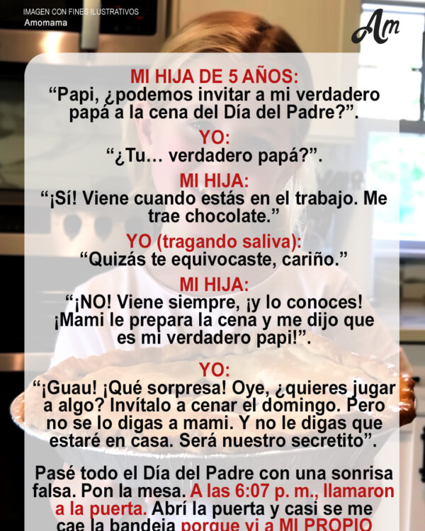 Mi hija de 5 años quiere invitar a “su verdadero papá” a nuestra cena del Día del Padre
