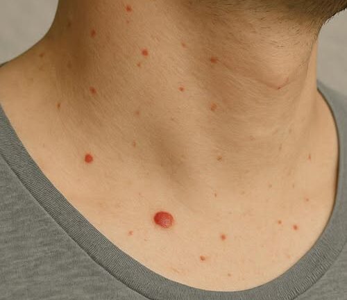 Foods to remove red moles on the skin