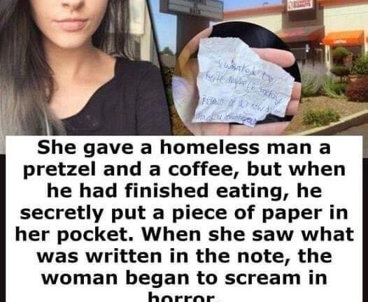 She Bought A Homeless Man A Meal But Was Shocked To Read His Note To Her