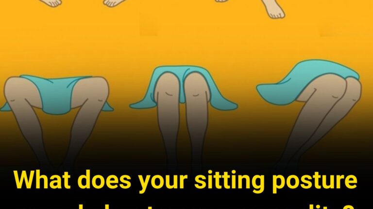 Sitting with your legs forming a V-shape very accurate!