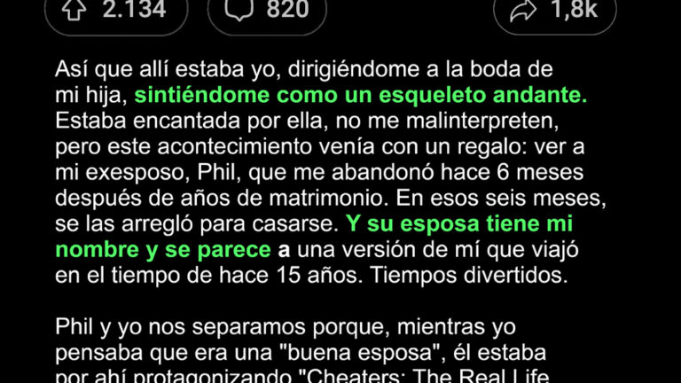 Lo que ocurrió entre mi exesposo y yo en la boda de mi hija lo cambió todo — Historia del día