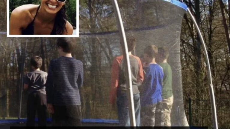 Boys On Trampoline Suddenly Freeze, Then Mother Hears Unmistakable Sound And Realizes Why