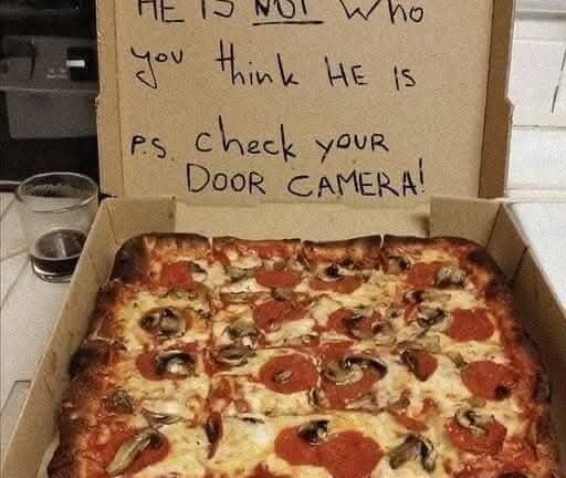 It turns out that the delivery guy who left a message for me on a pizza box saved me from a disastrous marriage
