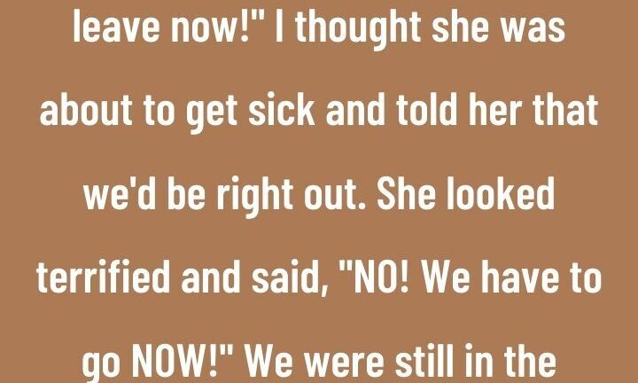 WE WERE AT THE MALL WHEN MY DAUGHTER SUDDENLY PANICKED, THEN I SAW WHY