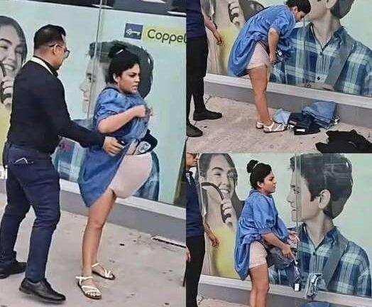 Video: She went viral on social media for faking pregnancy to steal from a store.