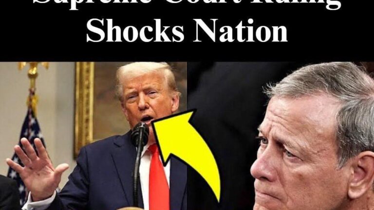 Supreme Court Ruling Sends Shockwaves Through Nation After Trump’s Bold Move