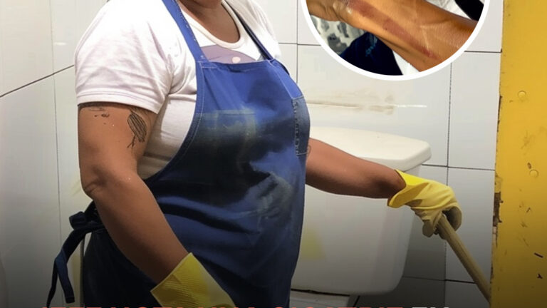 Un jefe ve una cicatriz en su empleada de limpieza y, entre lágrimas, se lanza a sus brazos – Historia del día