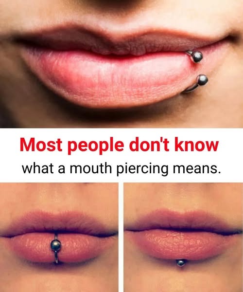 The Secret Meaning of Mouth Piercings