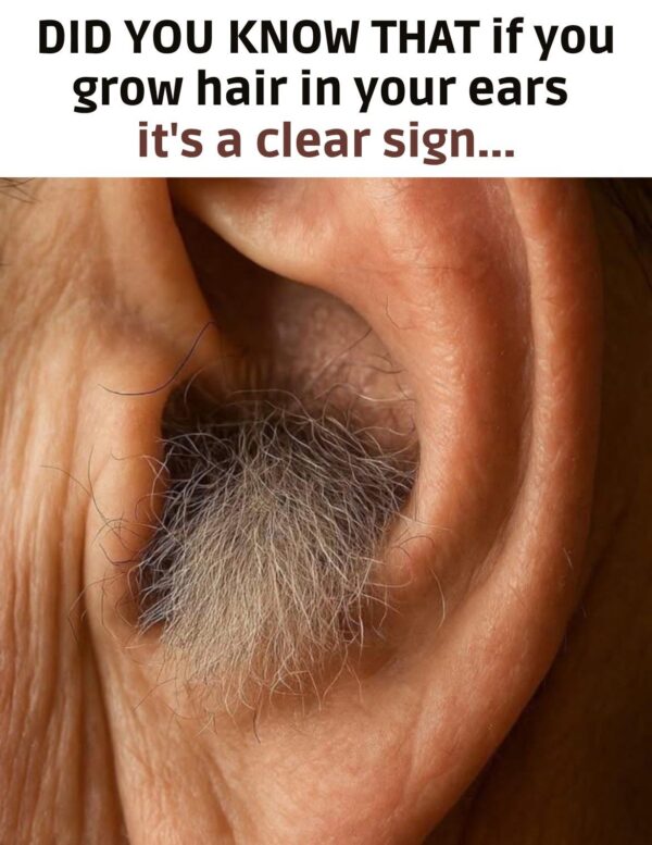This is the real reason you have hair in your ears: Find out everything here