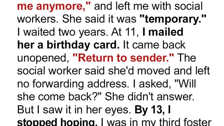 My Mom Abandoned Me When I Was 9 — 20 Years Later, She Knocked on My Door and Demanded, ‘You Have to Help Me!’