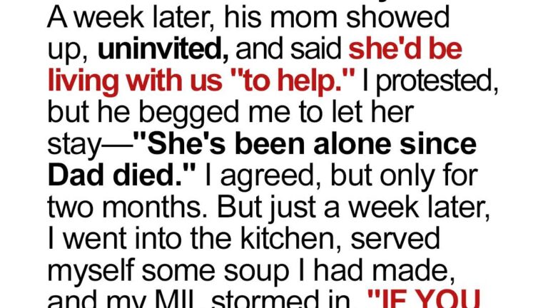 My MIL Moved In and Said, “No Work, No Food!” — My Husband’s Response Left Me Speechless