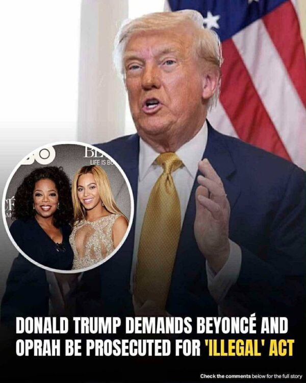 Donald Trump accuses Beyoncé and Oprah of accepting ‘illegal’ political payments