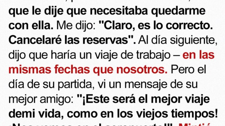Mi esposo se fue de vacaciones con su amigo – Aparecí y les di las vacaciones que merecían