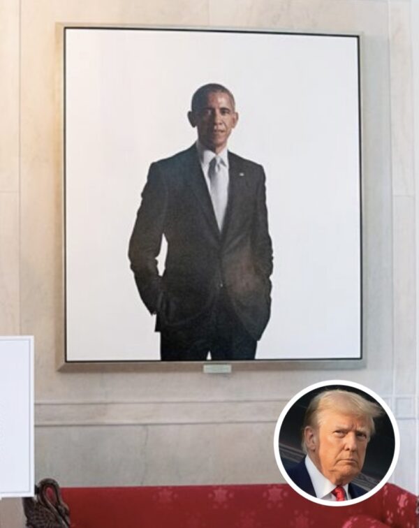 White House Sparks Outrage After Swapping Obama’s Official Portrait With This New Painting